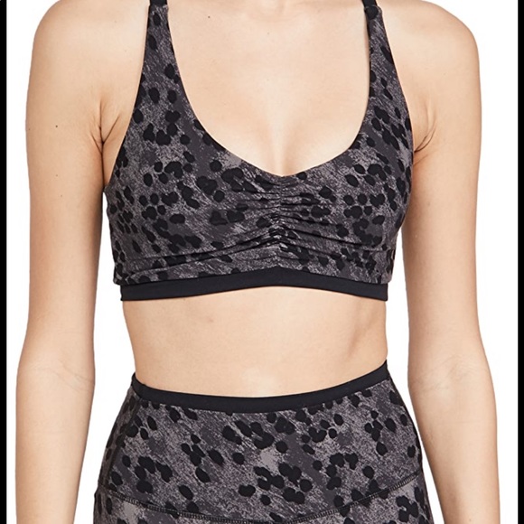 Splits59 Tops - Splits59 Bruna airweight sports bra black leopard